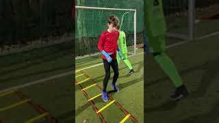 Koordinationsleiter goalkeeper training