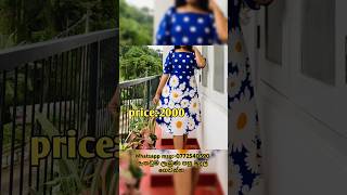 ඉවර වෙන්න කලින් දැන්ම Order කරන්න!! Beautiful frock design #shortsfeed #womensclothing #frock