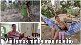 Visitamos minha mãe + Tour no Sítio + Almoço em família