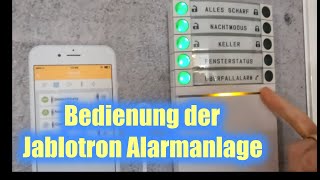 Jablotron Bedienung einfach erklärt (Bedienteil Anleitung, Alarm zurücksetzen, Bedienungsanleitung)