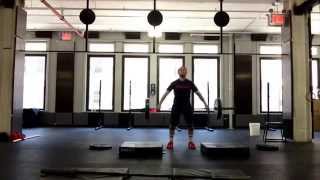 185# high hang + mid hang + high hang power snatch