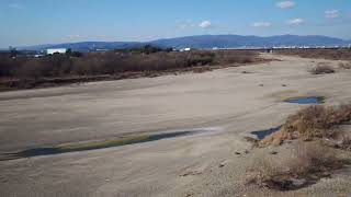 流れ橋と木津川