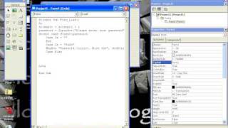Visual Basic Password Program using Select Case structure