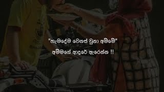 එයා සසරක් 🥺❤ හැමදාම අපි සනසපු 🫁🤦🏻🥺