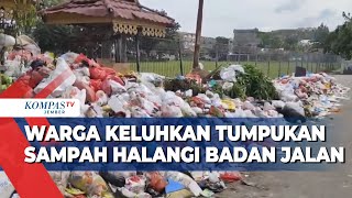 Sampah Menggunung! Jalanan Macet Parah, Warga Keluhkan Penumpukan