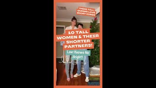 Are You Short? 10 Tall Queens & Their Shorter Baes Breaking Stereotypes! #tallwoman #shortking