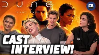 The Spice Flows In Our Dune 2 Cast Interview! Timothée Chalamet, Austin Butler, Zendaya, & More!