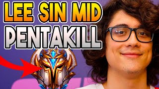 JOSEDEODO se hace una PENTAKILL con LEE SIN MID | ANALISIS LOL