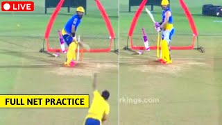 CSK practise 2021| Chennai super kings practice session| IPL 2021| csk camp 2021| 🔴 LIVE