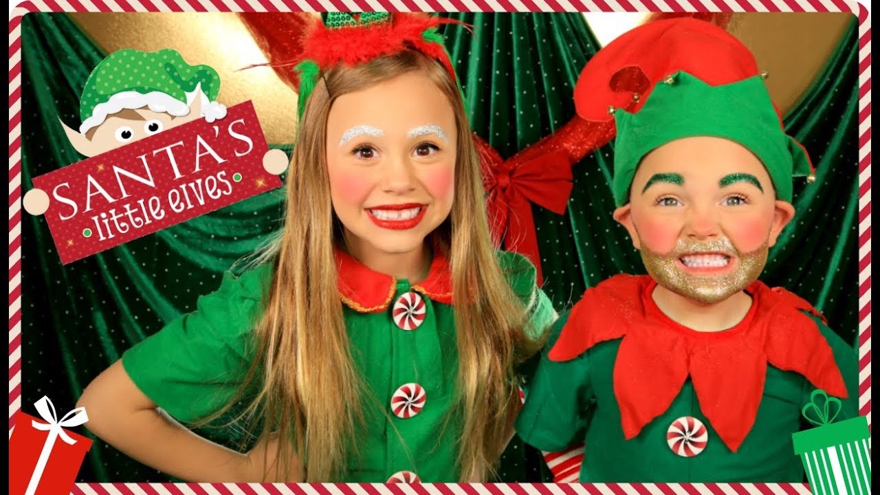 Santa's Elves Makeup And Costumes - YouTube