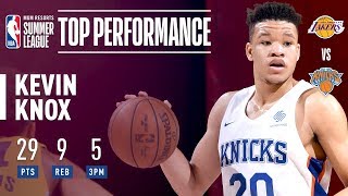 Kevin Knox Puts Up 29 vs Lakers In The 2018 MGM Resorts Summer League
