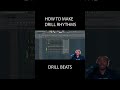 How to Make Drill Rhythms • Shorts