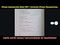 Python Handwritten Notes PDF | Complete Python Programming Guide for Beginners to Advanced