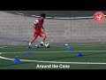 academy advanced ball mastery 8 around the cone