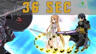 36 sec | The Integrity Knight of Dreams ~Settlement~ |  saomd ranking