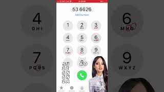 Jenna Ortega NAME Into a number..AND then I Call it | IPhoneDialSongs #shorts