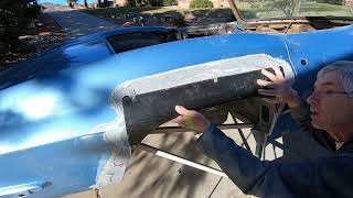 C2 Corvette fender flare removal.... going back to stock.... from start to final paint.