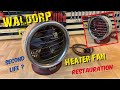 Old Waldorp 175/25 heater fan (ASMR Restoration)