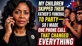 My Children Skipped Their Father’s Funeral to Party—So I Made One Phone Call That Changed Everything