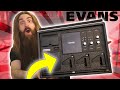 Evans new Hybrid Drumming system is INSANE!