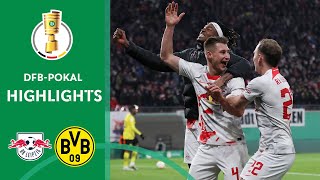 Incredibly strong Leipzig knocks BVB out! | RB Leipzig vs. Dortmund 2-0 | Highlights | DFB-Pokal