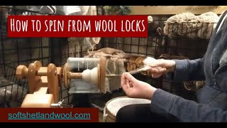 How To Spin from Wool Locks