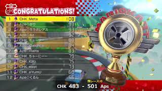 【MK8DX】 CHK交流戦