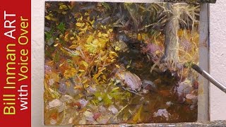 How to Paint a Mountain Creek with Fall Colors - Greenhorn Creek Fast Motion