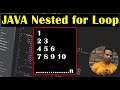 What is Nested For Loop in JAVA | How is it Work | Example-3 in Java | Class#45