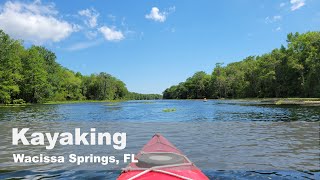 Kayaking in the Wacissa Springs, FL