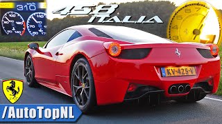 Ferrari 458 0 310 Km H Acceleration Sound By Autotopnl Autotopnl Mp3 ...