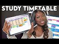 HOW TO MAKE THE BEST STUDY TIMETABLE (that you'll actually stick to!)  ✨📚