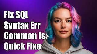 Fixing SQL Syntax Errors in JDBC: Common Issues and Solutions