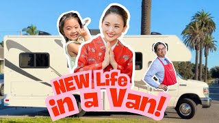 Japanese Family Living in a Van in the US! | Finally Started Our Journey