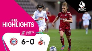 FC Bayern München - 1. FC Köln | Highlights FLYERALARM Frauen-Bundesliga 21/22