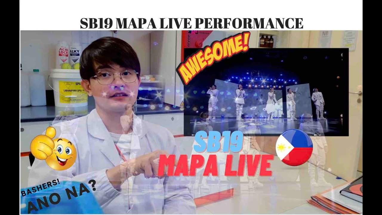 [REACTION] ONLY THE BEST | SB19 - MAPA Live Performance - YouTube