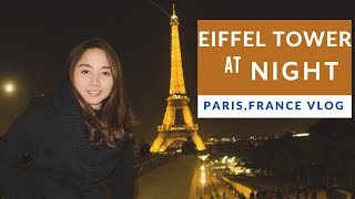 EIFFEL TOWER AT NIGHT - PARIS, FRANCE 🇫🇷