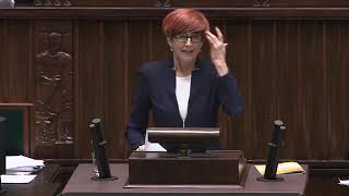 Elżbieta Rafalska - wystąpienie z 03 kwietnia 2019 r.