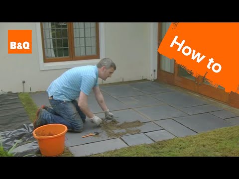 How to lay a patio How to lay a patio