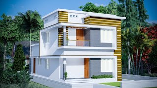 3BHK | 1380 Sqft | Budget Home | House Plan | 3D Elevation | Cost Estimation | elevation4u