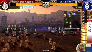 戦国大戦 正五位A 滝川甲斐姫 vs 鉄壁采配 Ver.3.00C