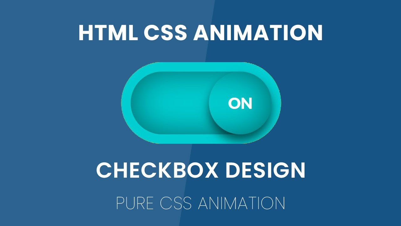 Simple Checkbox Design Html Css Pure Css Animation No Javascript