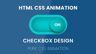 Simple Checkbox Design HTML CSS | Pure CSS Animation | No Javascript