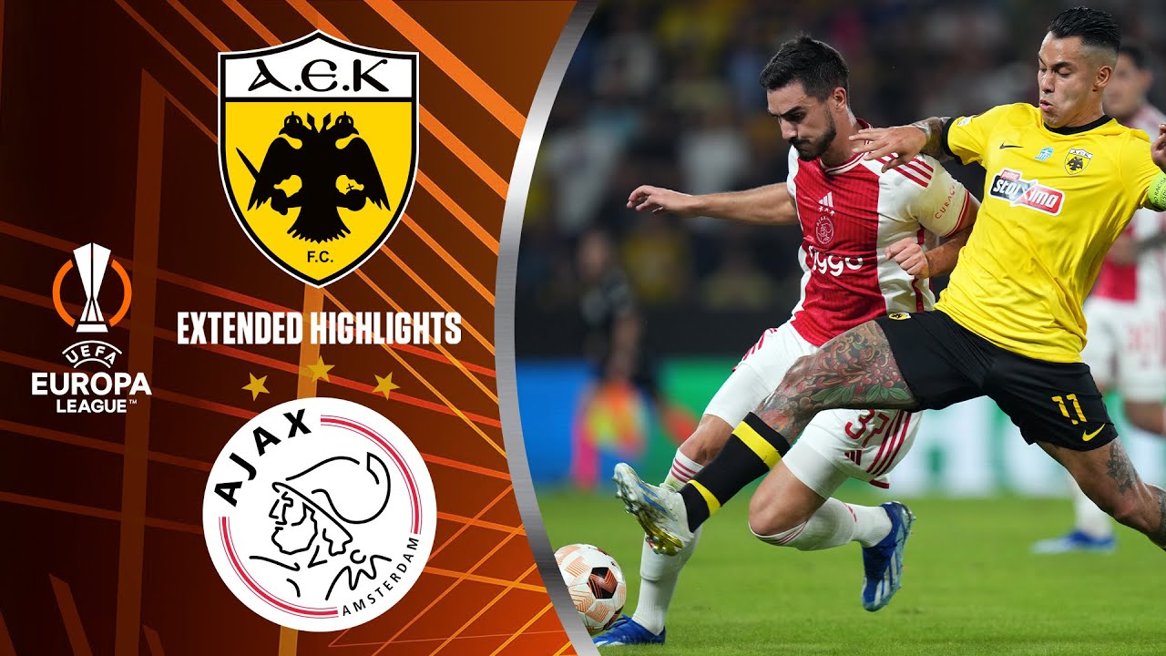 AEK Athens Vs. Ajax: Extended Highlights | UEL Group Stage MD 2 | CBS ...