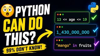 🚀 Python for Beginners | 3 Python Features You Didn't Know Exist