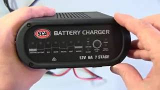 SCA Automatic Car Battery Charger Review (12V 6A)