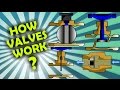 How Ball, Gate, Globe, Solenoid, Butterfly, Check and Relief valves work?