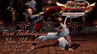 5 Techniques You Should Be Using - Virtua Fighter 5 Ultimate Showdown