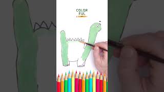How to draw a dinosaur Brontosaurus? 🦕 Easy drawing for kids