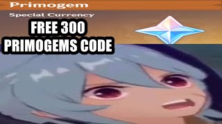 Kode Redeem 300 Primogems Genshin Impact..